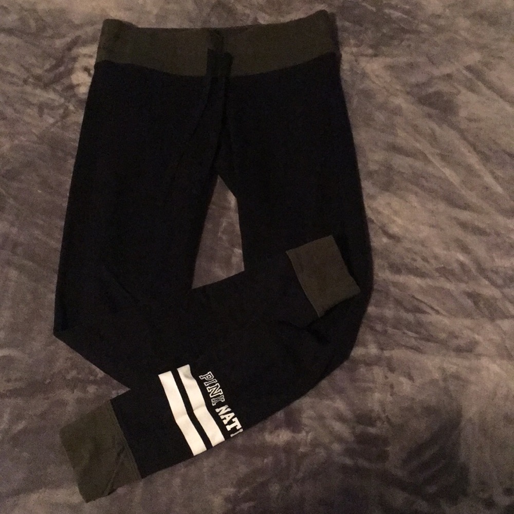 PINK green yoga pants